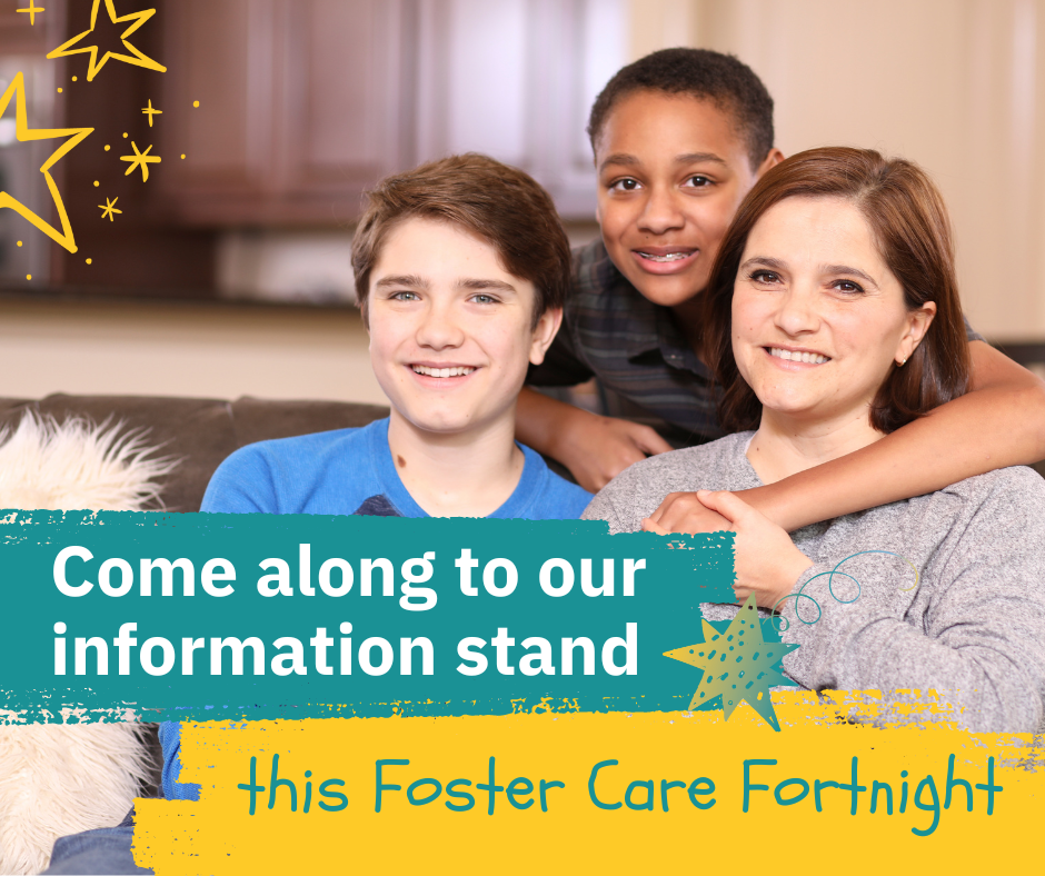 Fostering information stand - Reading Fostering